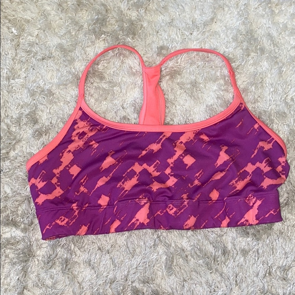 PINK AND PURPLE SPORTS BRA!!!!!!!